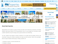 Tablet Screenshot of aligproperties.com